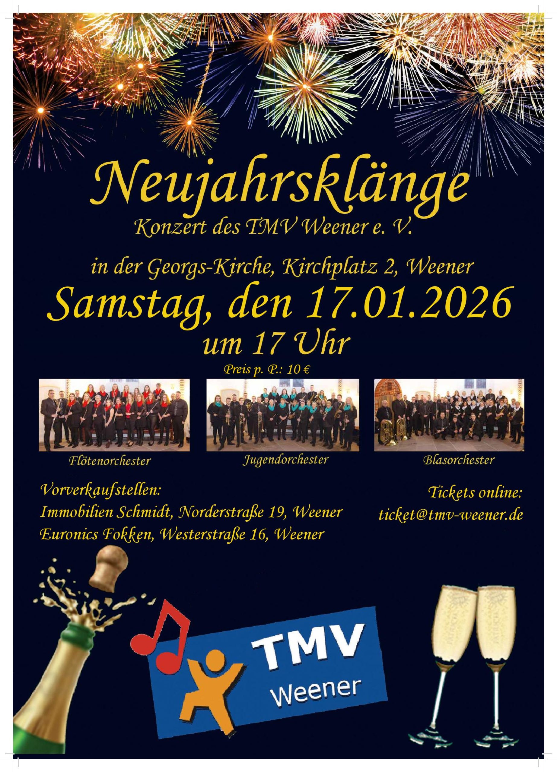 Neujahrskonzert TMV Weener e.V.